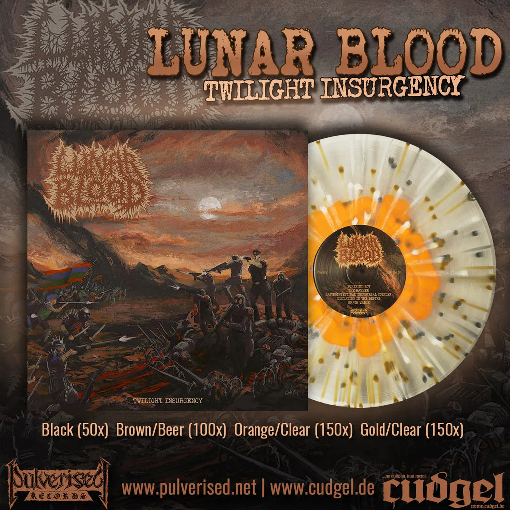 LUNAR BLOOD "TWILIGHT INSURGENCY" 12" ( SPLATTER )