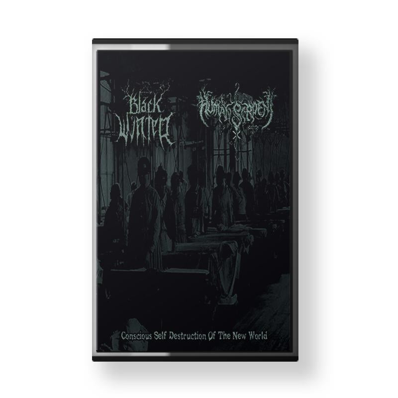 Black Winter / Human Serpent "Conscious Self Destruction of the New World" CASSETTE