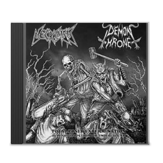 DEMONTHRONE / NECROLISIS "TOTAL POSER EXTERMINATION" CD