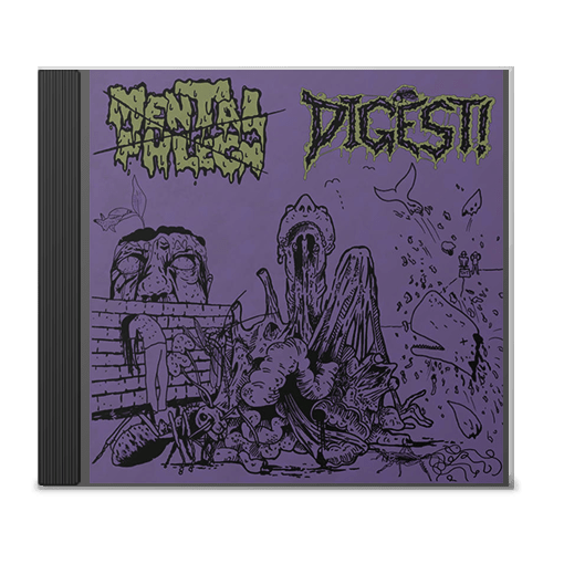 MENTAL PHLEGM / DIGEST! "Demo" CD