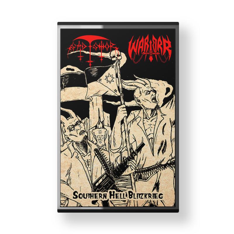 WARTORR / SADISTOR "Southern Hell Blitzkrieg" CASSETTE