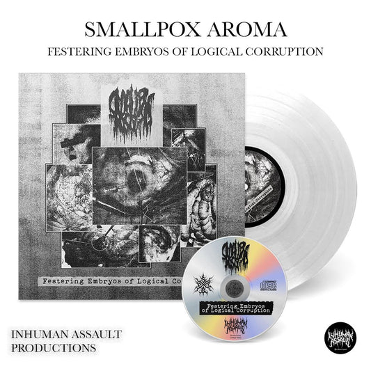 SMALLPOX AROMA “Festering Embryos of Logical Corruption” 12" (CLEAR VINYL) + Free CD