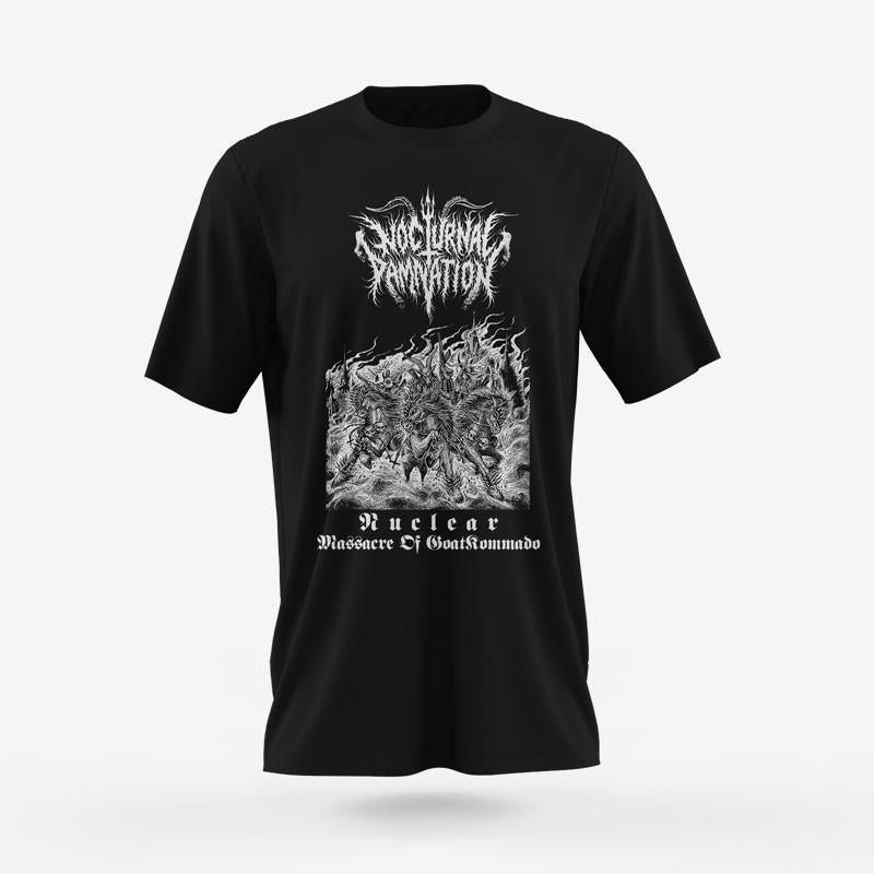 Nocturnal Damnation"Nuclear Massacre Of GoatKommando" T-SHIRT