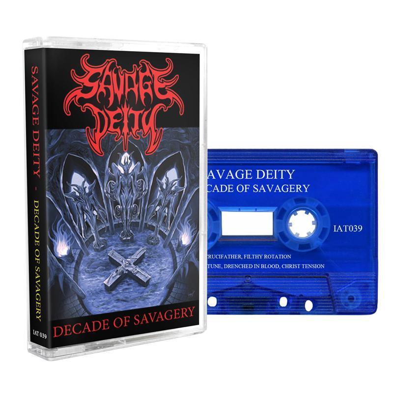 SAVAGE DEITY "DECADE OF SAVAGERY" CASSETTE