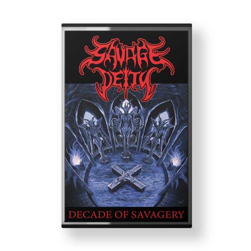 SAVAGE DEITY "DECADE OF SAVAGERY" CASSETTE